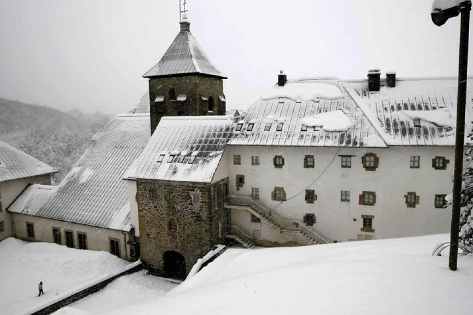 Elur denboralea, Nafarroan. Argazkia: EFE