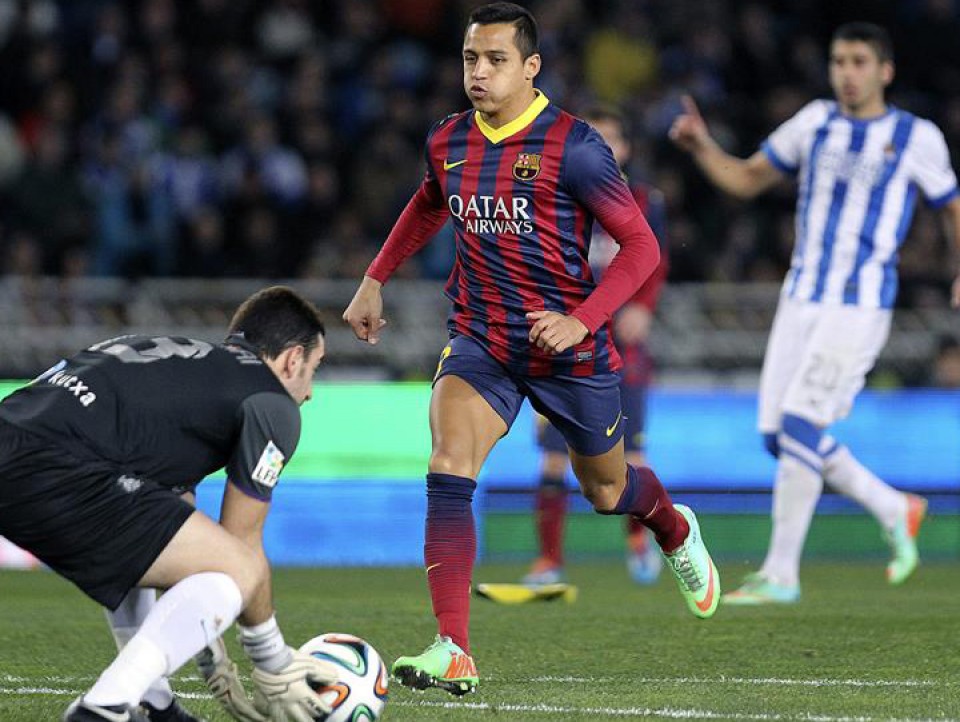 Reala-Bartzelona (1-1). Argazkia: EFE