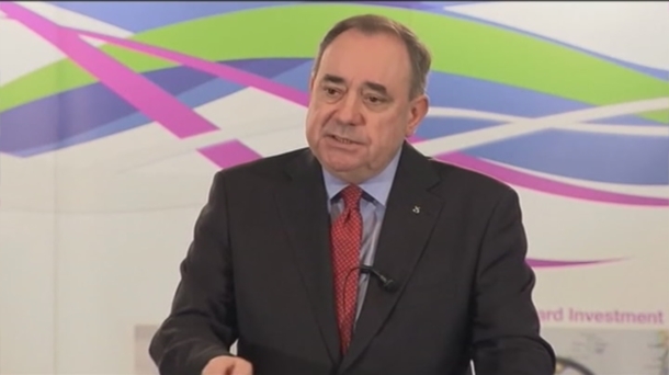 El primer ministro de Escocia, Alex Salmond. Imagen de archivo: EiTB