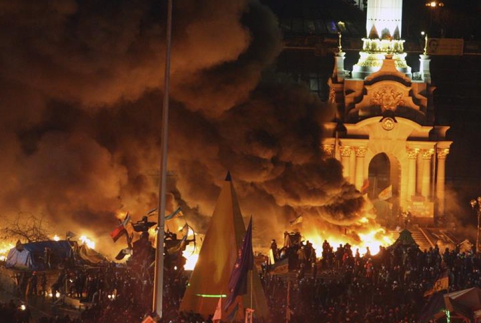 25 muertos en otra jornada de disturbios en Kiev