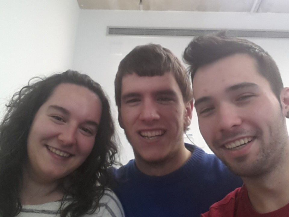 Aida Caceres, Aitor Gisasola eta Akier Zabala