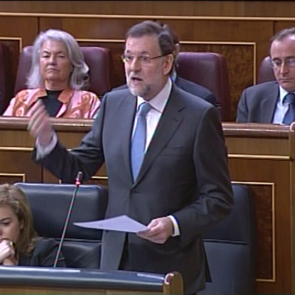 Alfredo Perez Rubalcaba eta Mariano Rajoy. EFE