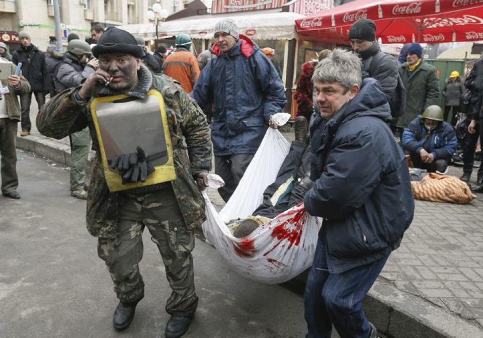Graves enfrentamientos en Kiev
