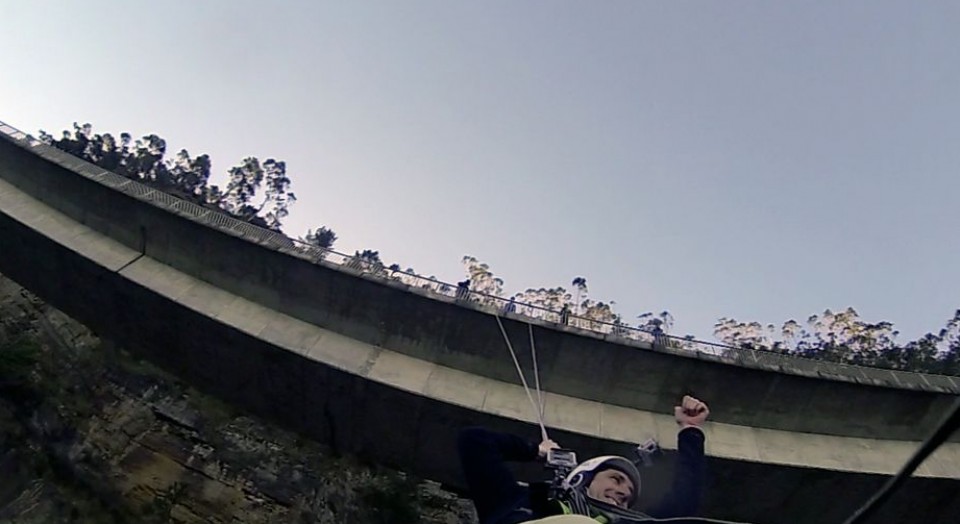 Hasier Hormaza, "Txikon Xtreme" saioan jauzi egiten.