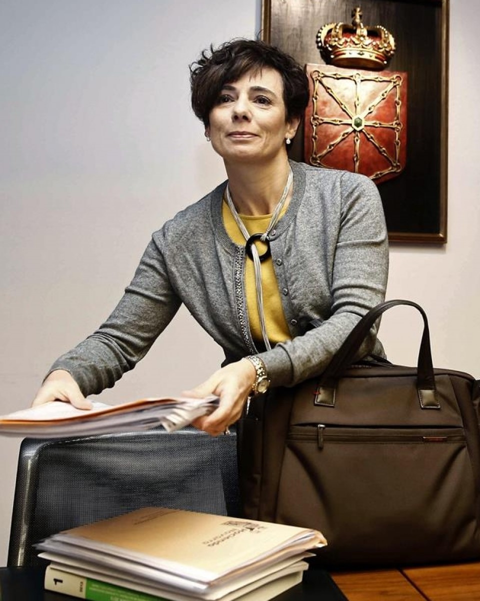 Idoia Nieves exdirectora gerente de la Hacienda de Navarra. Foto: EFE