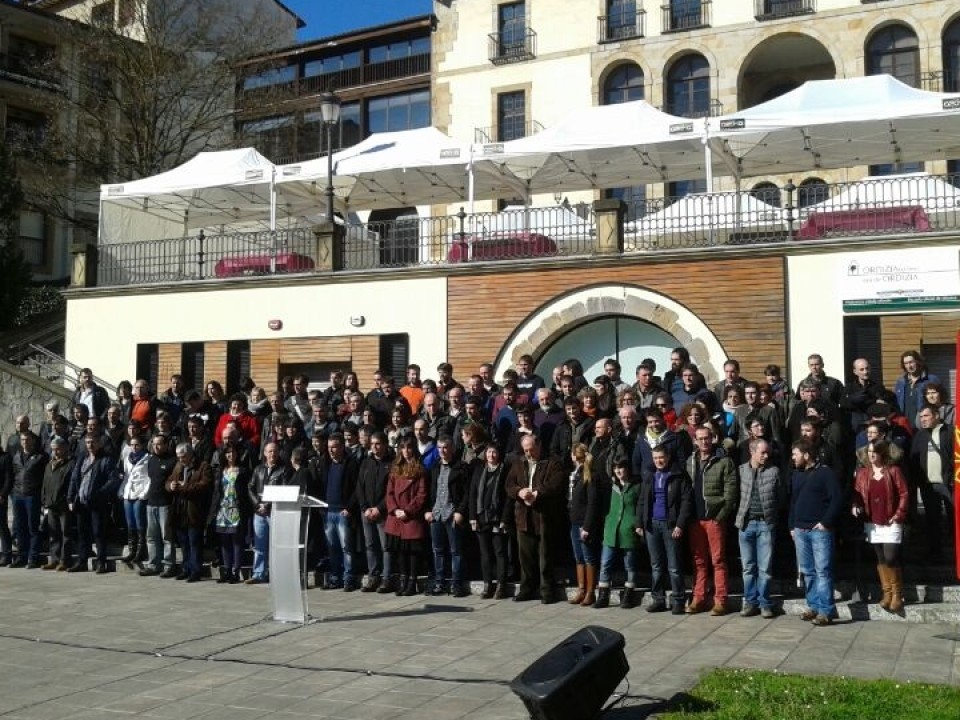 Asamblea de Udalbiltza en Ordizia del pasado mes de febrero. Foto: EiTB