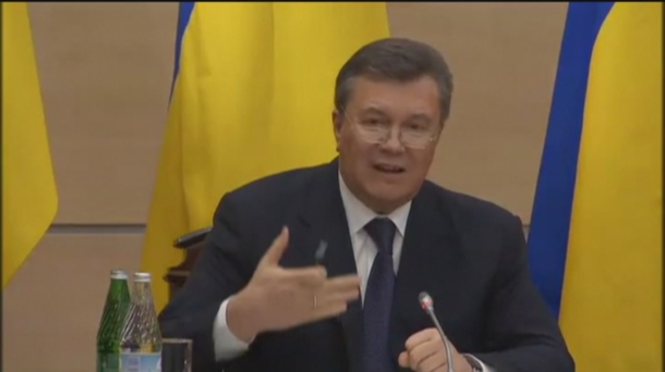 El depuesto presidente ucraniano Viktor Yanukovich.