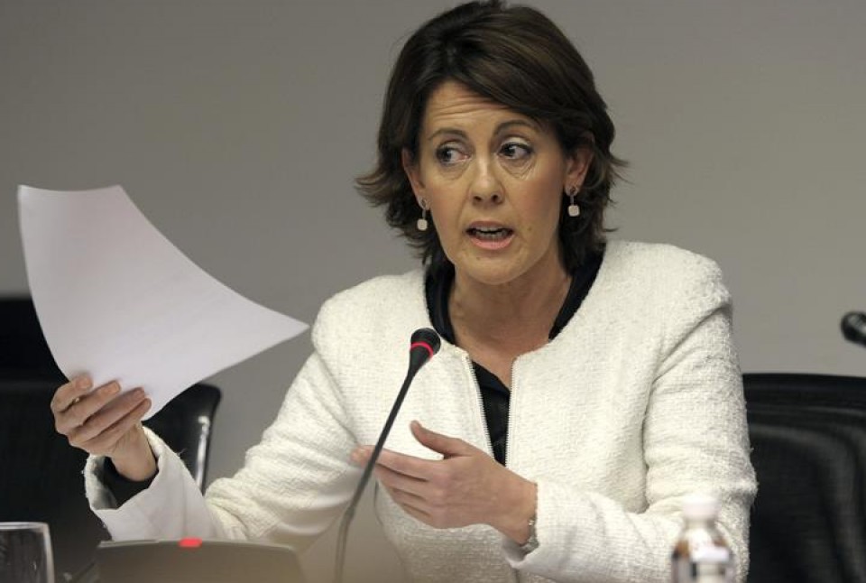Yolanda Barcina, Nafarroako presidentea. Argazkia: EFE