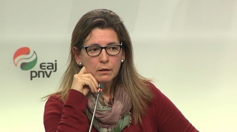 Ana Oregi, consejera vasca de Medio Ambiente y Política Territorial, hoy. 