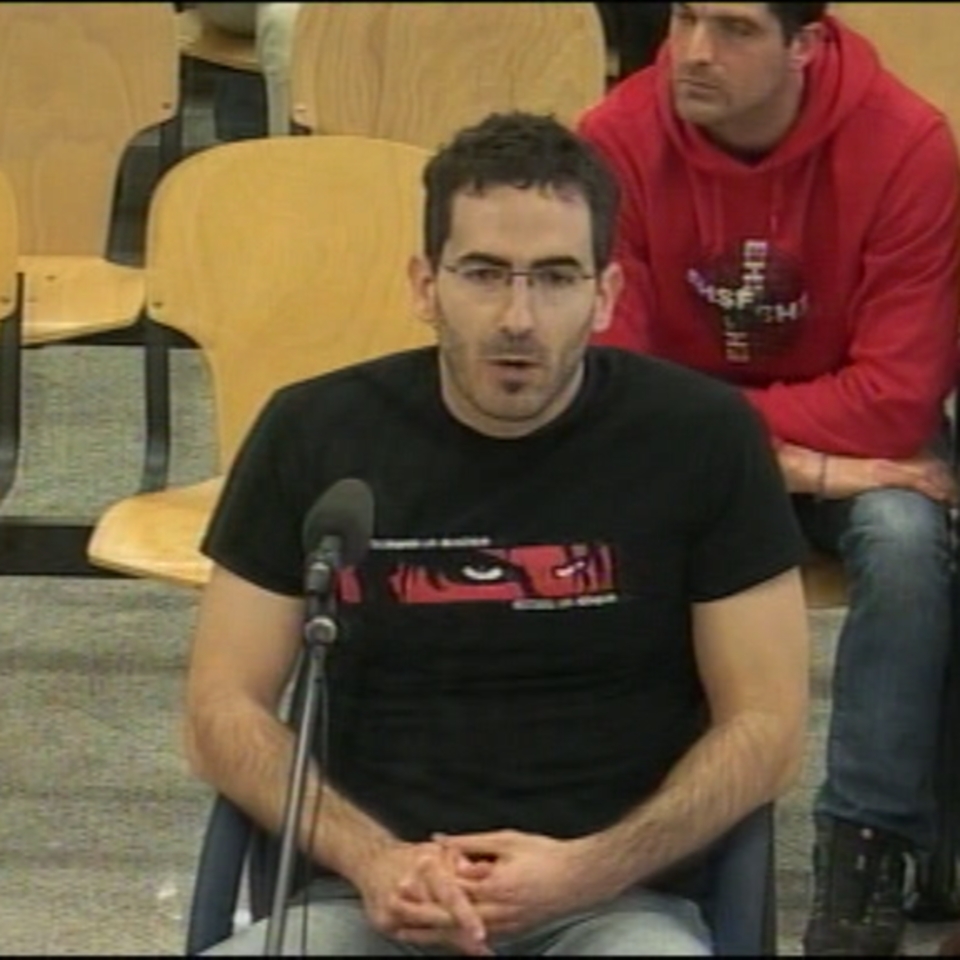Jurdan Martitegi durante el juicio. Foto: EiTB