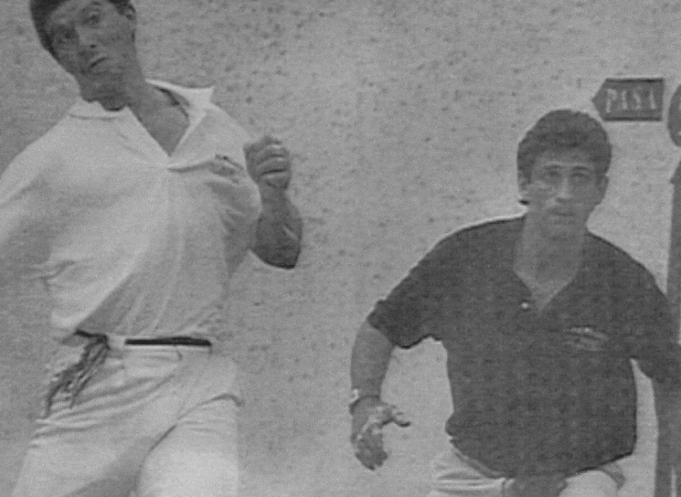 Ladis Galartza eta Julia Retegi. Buruz-buruko finala-Donostia, 1992