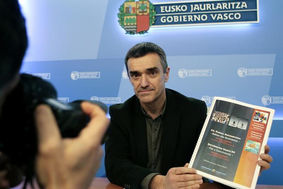 Jonan Fernandez, Eusko Jaurlaritzaren Bake eta Bizikidetzarako idazkari nagusia. Efe