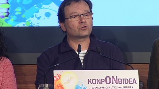 Eneko Olasagasti Konponbideak Donostia egin duen ekitaldian. Argazkia: EiTB