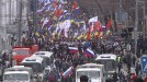 Protestas a favor y en contra de Vladimir Putin en Ucrania y Rusia