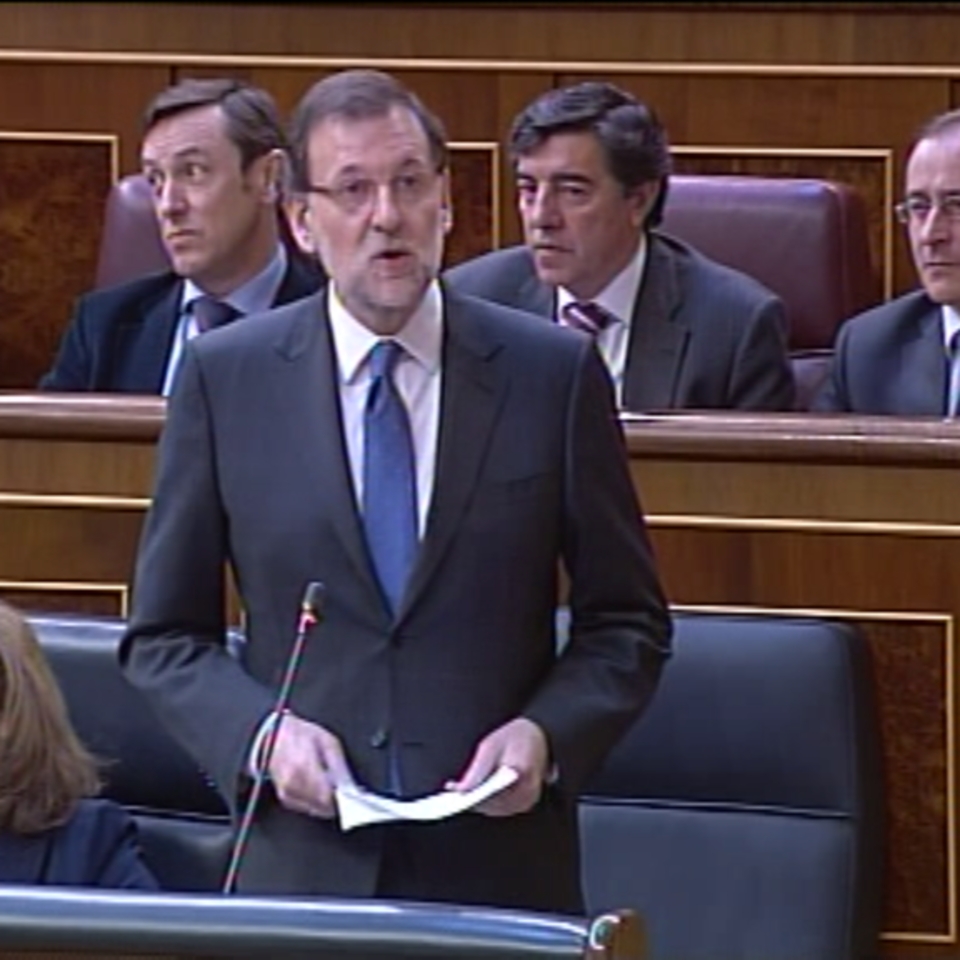 Mariano Rajoy en el Congreso de los Diputados. Foto: EiTB