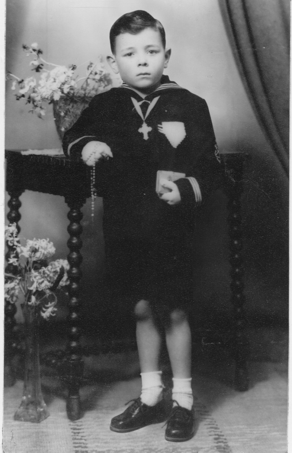 Xabier Amuriza lehenengo jaunartzean – Etxano, 1947