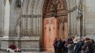 Santiagoko Katedrala, hileta hasi aurretik. Argazkia: eitb.com title=