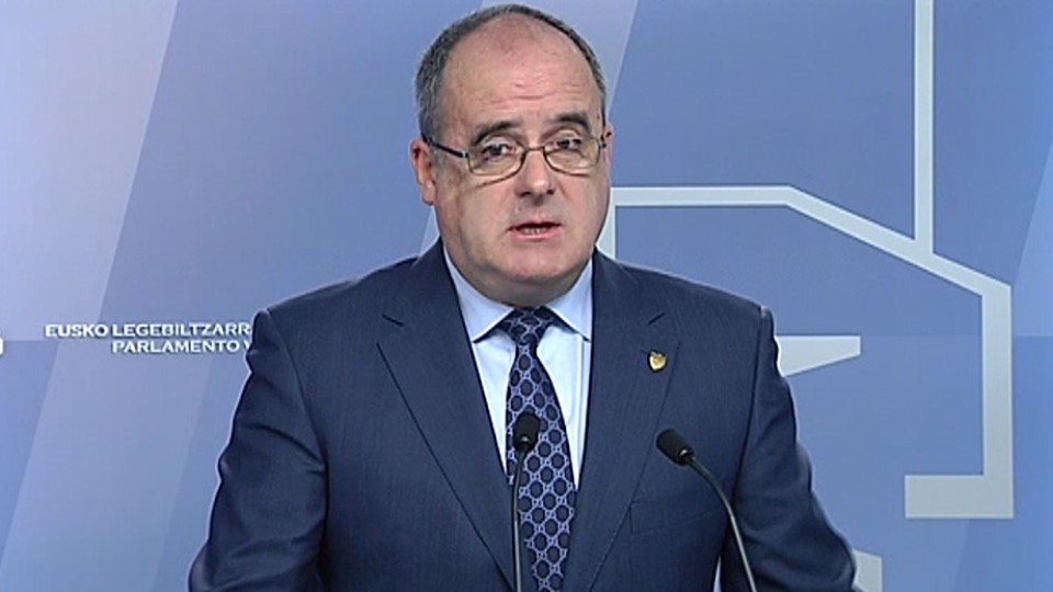 Joseba Egibar, GBBko presidentea. Artxiboko irudia: EiTB