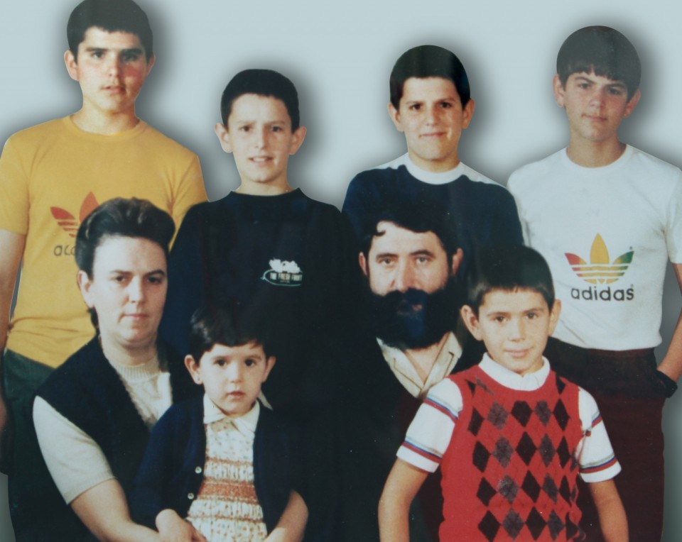 Olano Manzano familia. Anoeta. 1983