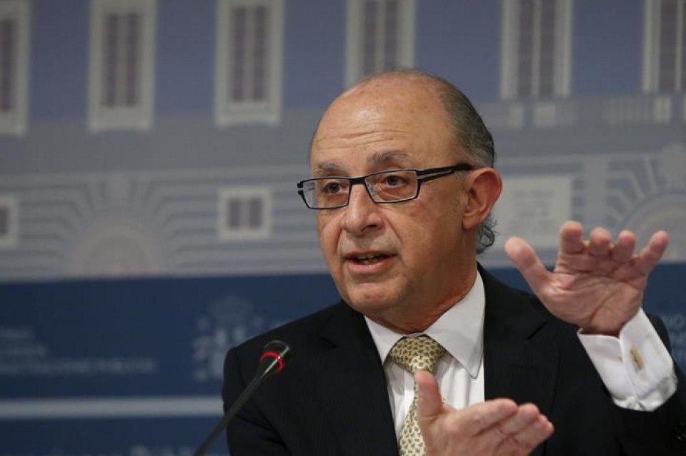 Cristobak Montoro Ogasun Ministerioko burua. Irudia: EFE