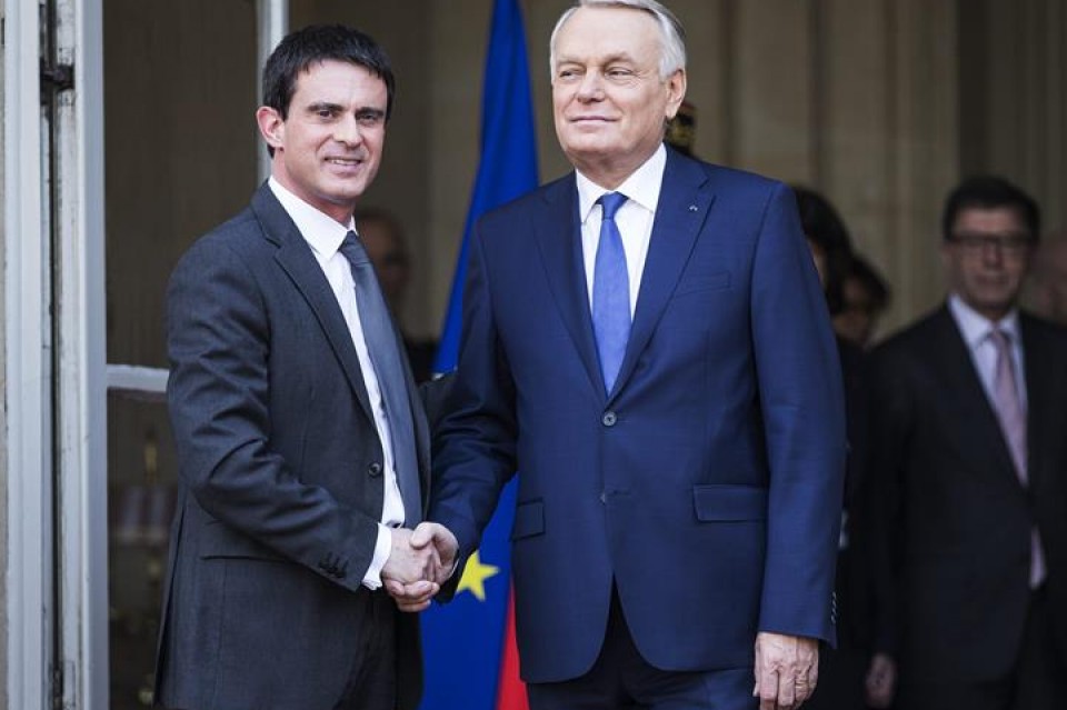 Manuel Valls y Jean-Marc Ayrault
