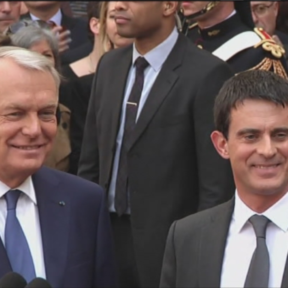 Manuel Valls eta Jean-Marc Ayrault