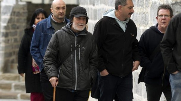 Josu Uribetxebarria, ayer, en Bergara. Foto: EFE