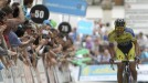 Alberto Contador gana la primera etapa. Foto: EFE title=
