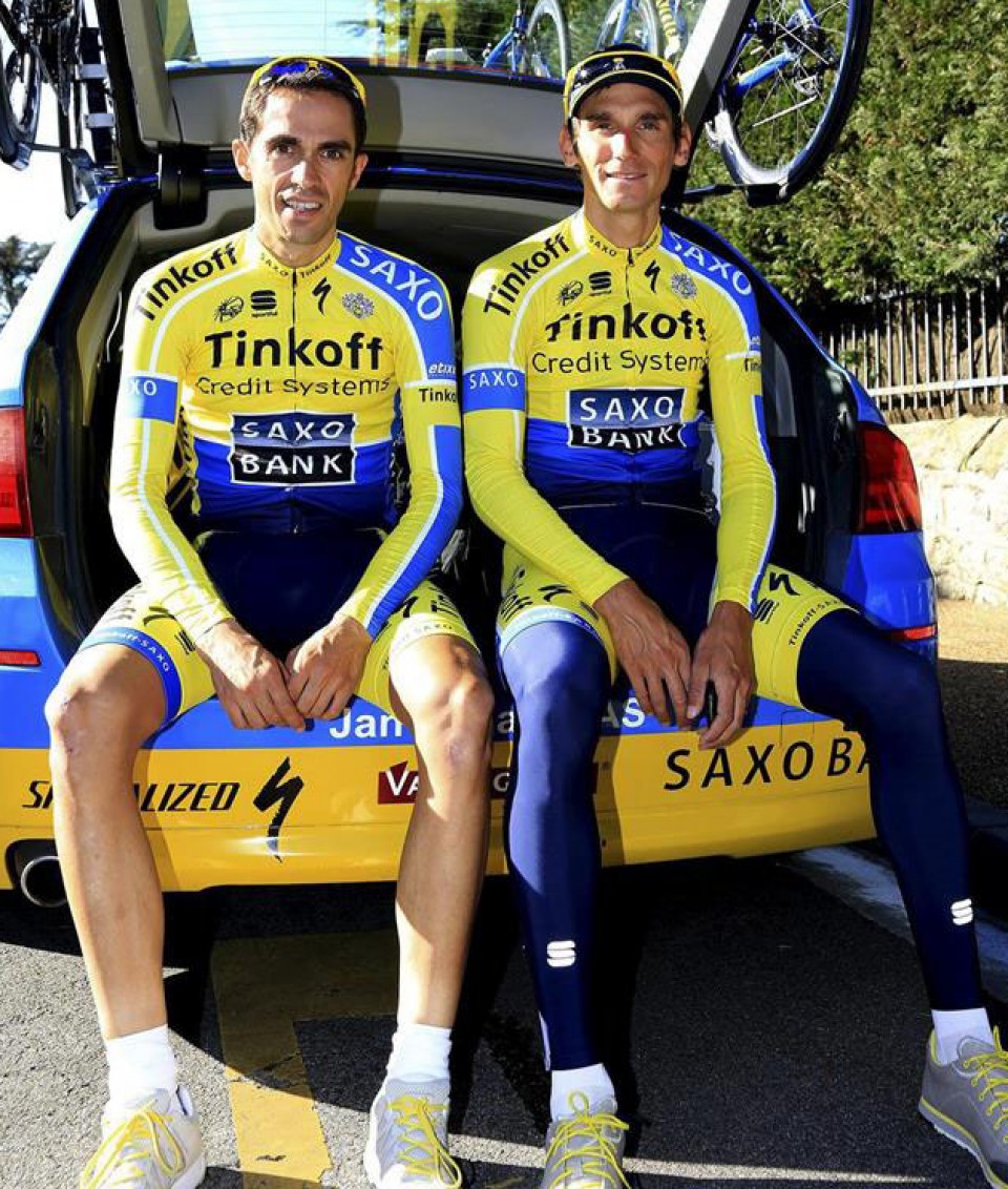 Alberto Contador y Kreuziger. Foto: EFE