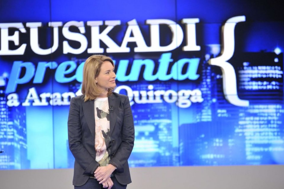 Arantza Quiroga, presidenta del PP de Euskadi.