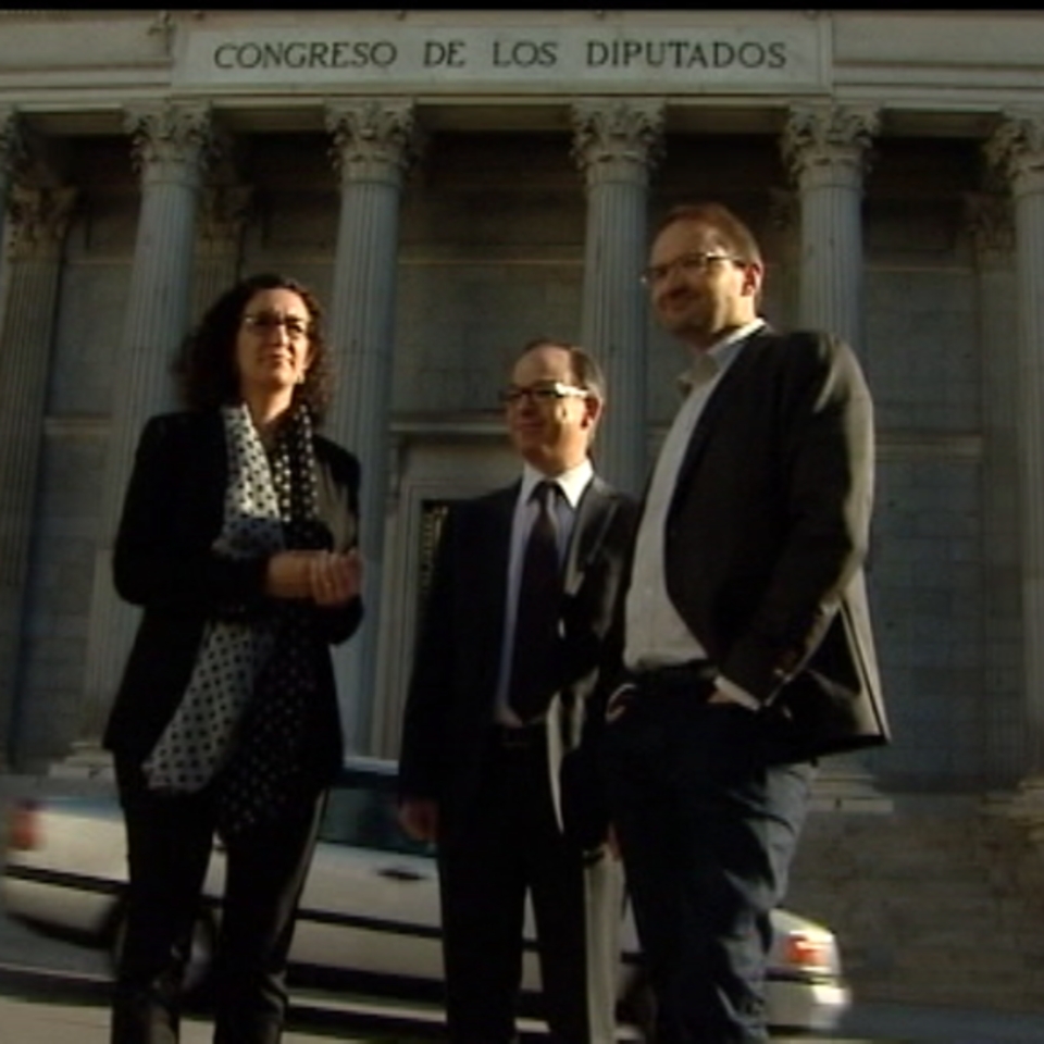 Diputados catalanes en Madrid