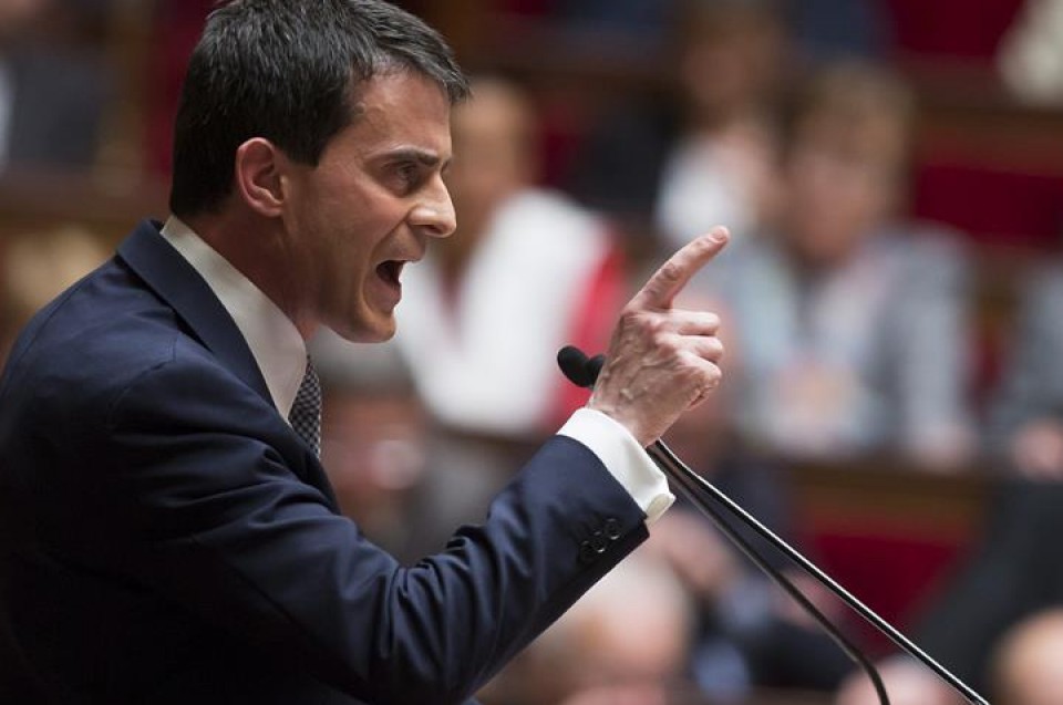 Manuel Valls Frantziako lehen ministroa.