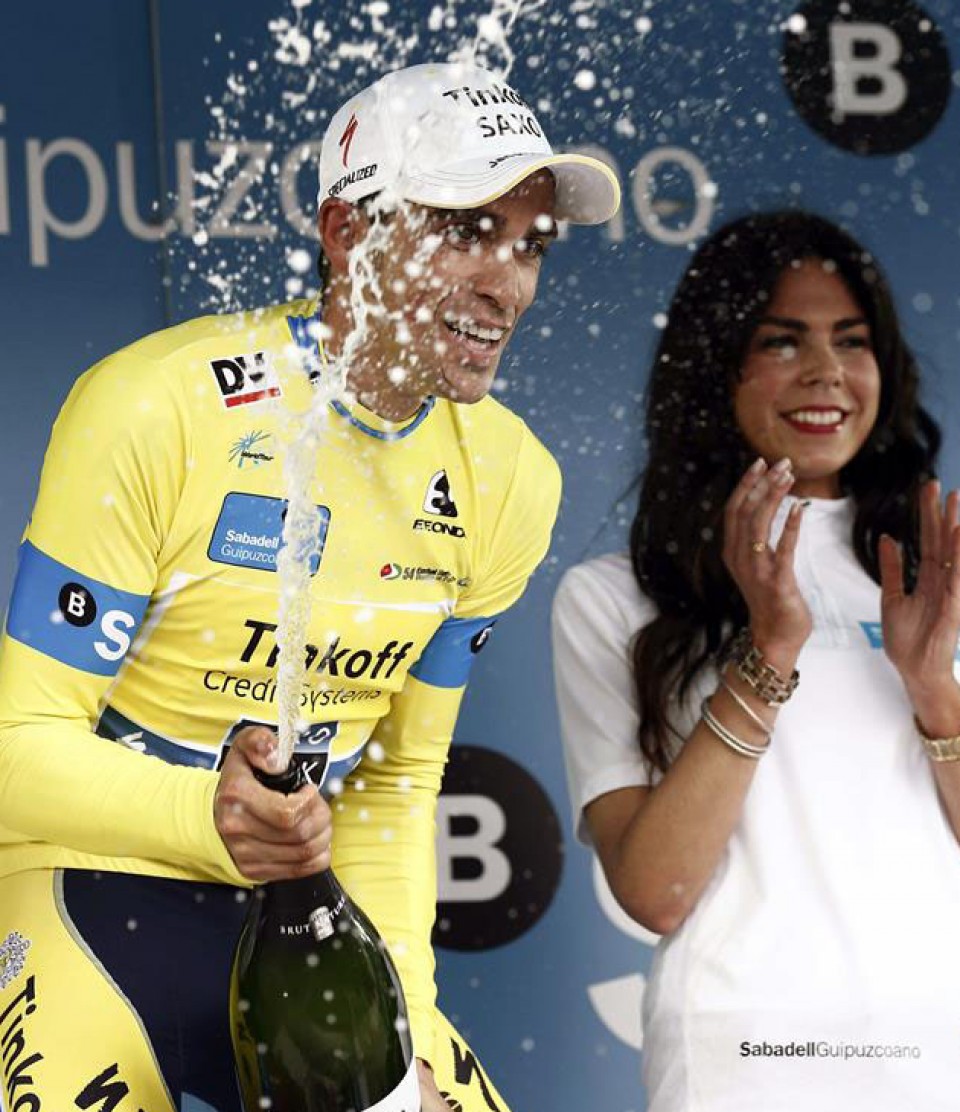 Contador mantiene el liderato tras la segunda etapa. Foto: EFE