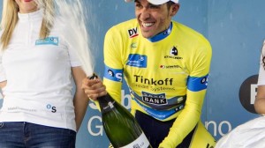 Alberto Contador mantiene el liderato tras la tercera etapa / EFE.