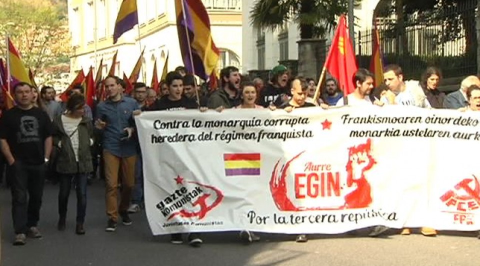 Actos conmemorativos de la Segunda República en Eibar. Foto: EiTB