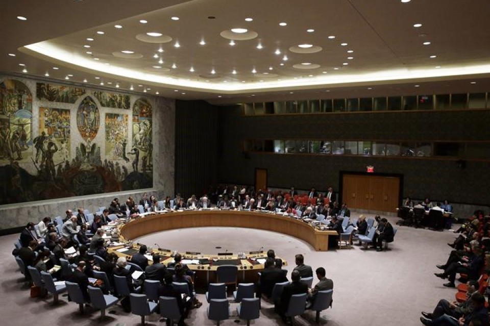 Reunión del Consejo General de la ONU para tratar la situación ucraniana. Foto: EFE