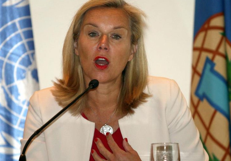 Sigrid Kaag, jefa de misión de ONU y la Organización para la Prohibición de las Armas Químicas. EFE