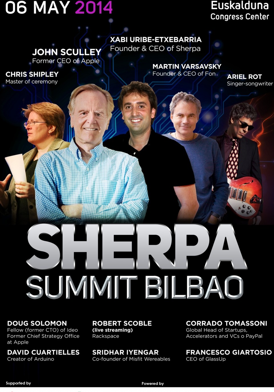 Cartel de la edición de este año del Sherpa Summit 2014. Foto: EiTB