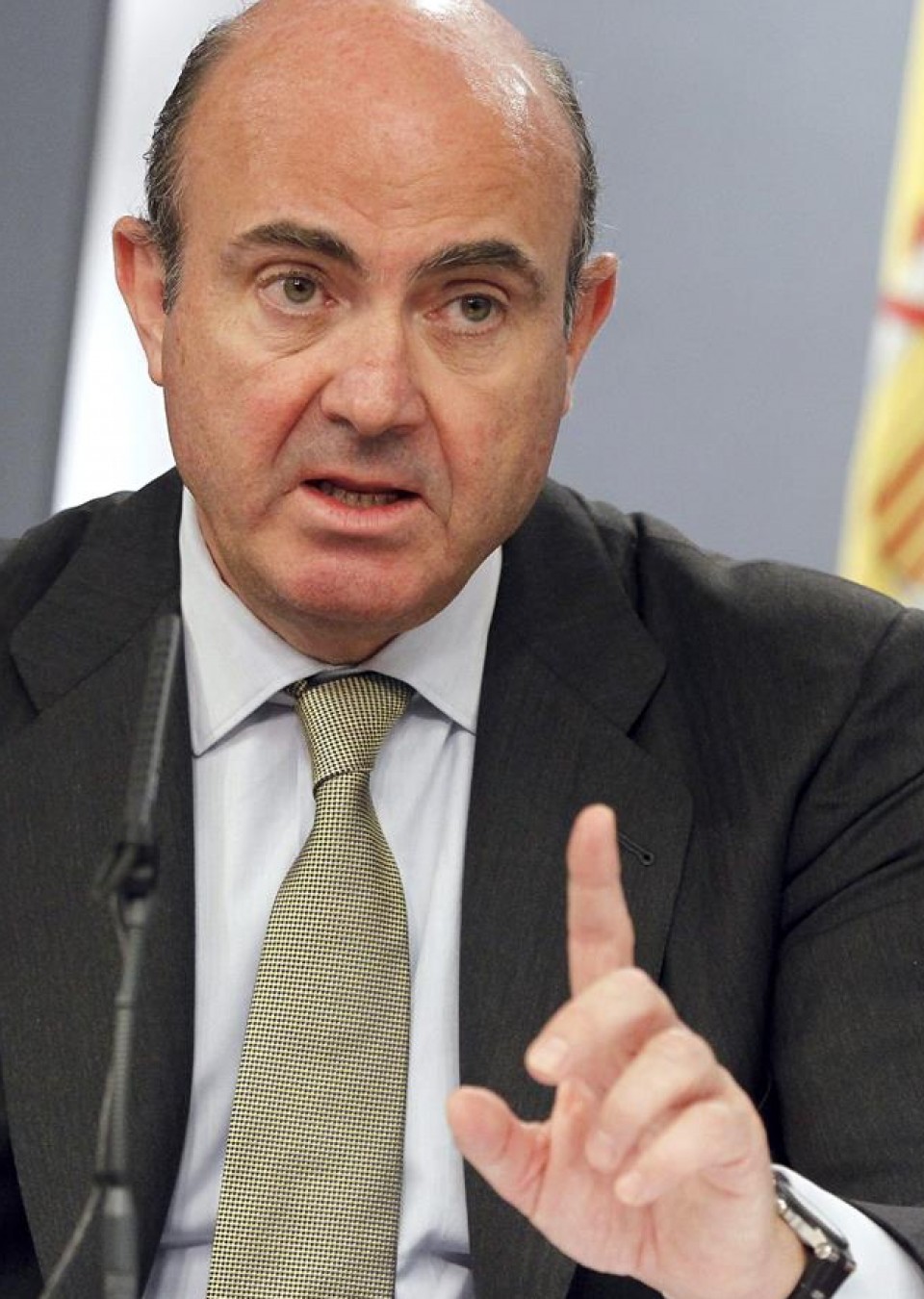 El ministro de Economía, Luis de Guindos. 