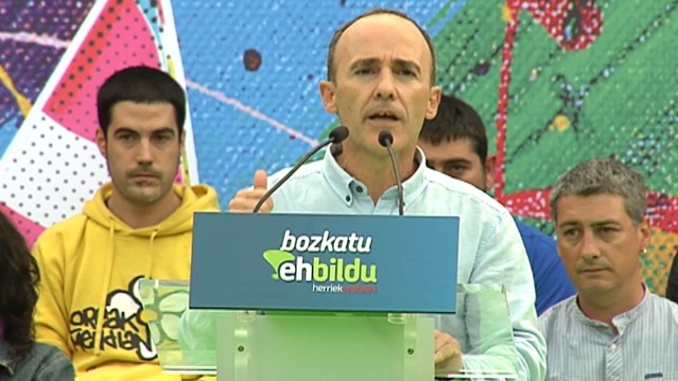 El candidato de EH Bildu Josu Juaristi, en una imagen de archivo. EFE