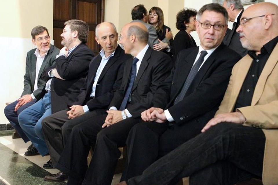 Funeral de Paulino Luesma en Bilbao. Foto: EFE