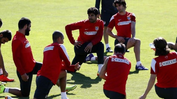 Atleticoren entrenamendua. Argazkia: EFE