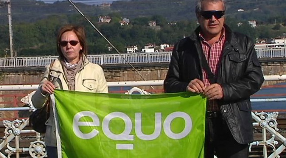 Acto electoral de Equo-Primavera Europea en Irun. EiTB