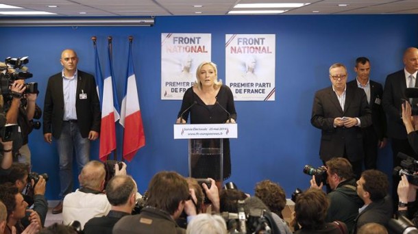 Marine Le Pen, Frantziako Fronte Nazionaleko liderra. Efe.