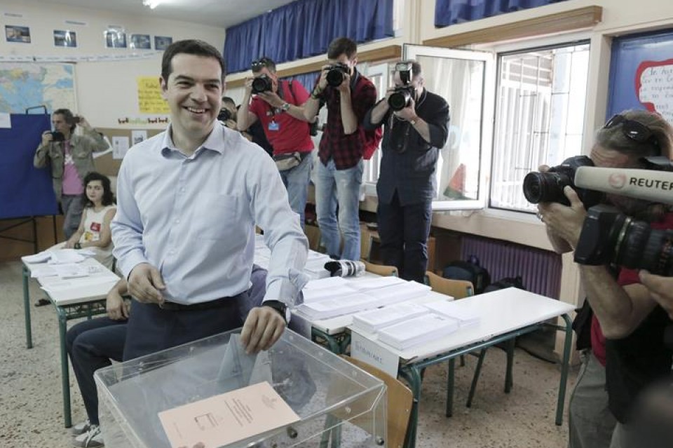 Alexis Tsipras Syrizako burua. EFE