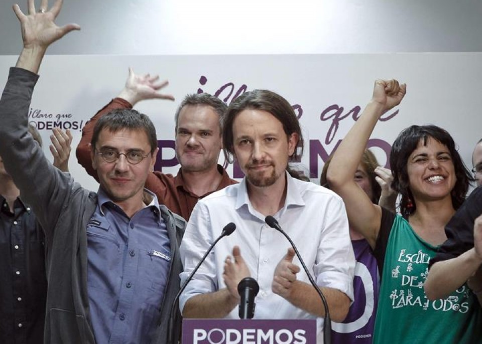 Pablo Iglesias Podemos-Ahal Duguren burua. EFE