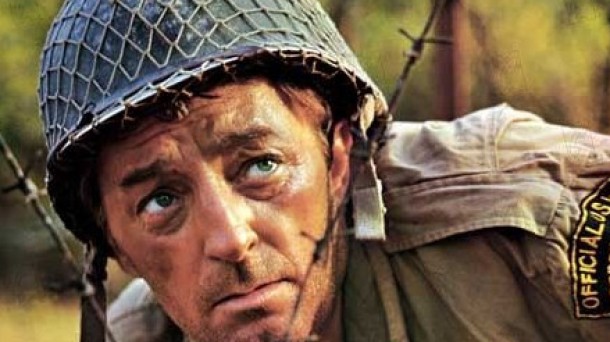 El actor Robert Mitchum, protagonista de la película