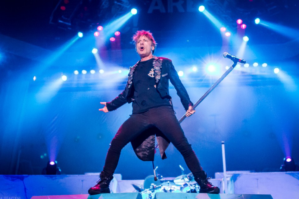 Iron Maiden y Anthrax en el BEC. Foto: Tom Hagen