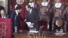 El rey con el lehendakari Garaikoetxea. Foto: EITB