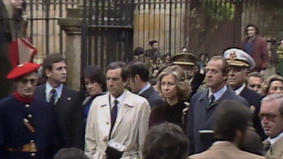 El rey en Gernika. Foto: EITB